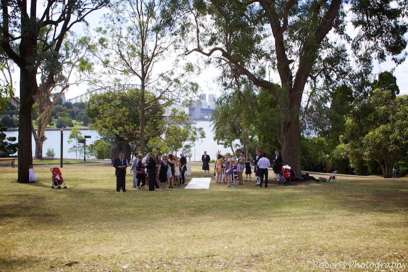 Groom waiting for the bride - wedding photography sydney